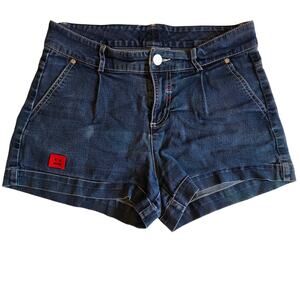 Acne Studios Skin 5 Deep Denim Cutoff Shorts Women's Size 27